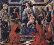 Sandro Botticelli Son with the people of Our Lady of Latter-day Saints Sweden oil painting artist